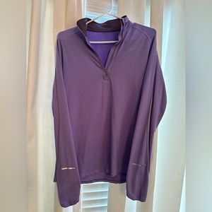 Nike Element Lilac Quarter Zip pullover - L